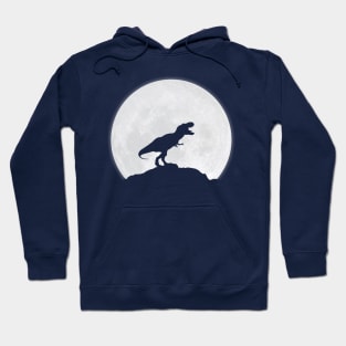 Tyrannosaur and the Moon Hoodie